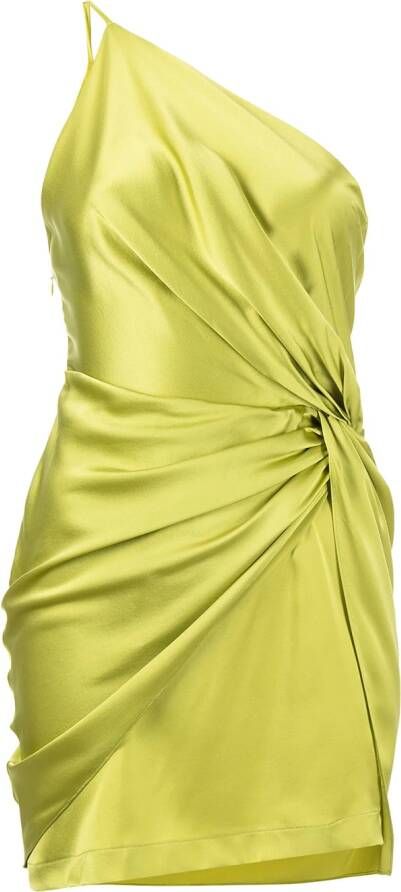 Michelle Mason Mini-jurk met geknoopt detail Groen