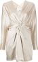Michelle Mason Mini-jurk met strikdetail Wit - Thumbnail 1