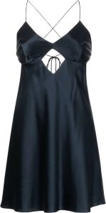 Michelle Mason Mini-jurk met uitgesneden detail Blauw