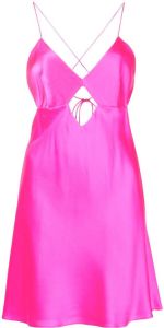 Michelle Mason Mini-jurk met uitgesneden detail Roze