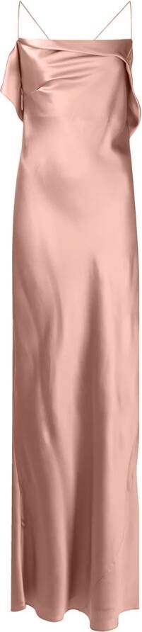 Michelle Mason Zijden avondjurk dames zijde 12 Roze