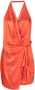 Michelle Mason Zijden mini-jurk Oranje - Thumbnail 1