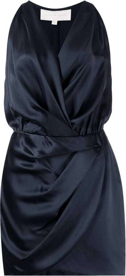 Michelle Mason Zijden mini-jurk Zwart