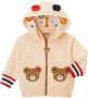 Miki House Jack met capuchon Beige - Thumbnail 1