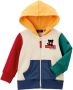 Miki House Hoodie met logopatch Beige - Thumbnail 1