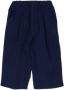 Miki House Shorts met geborduurd logo Blauw - Thumbnail 1