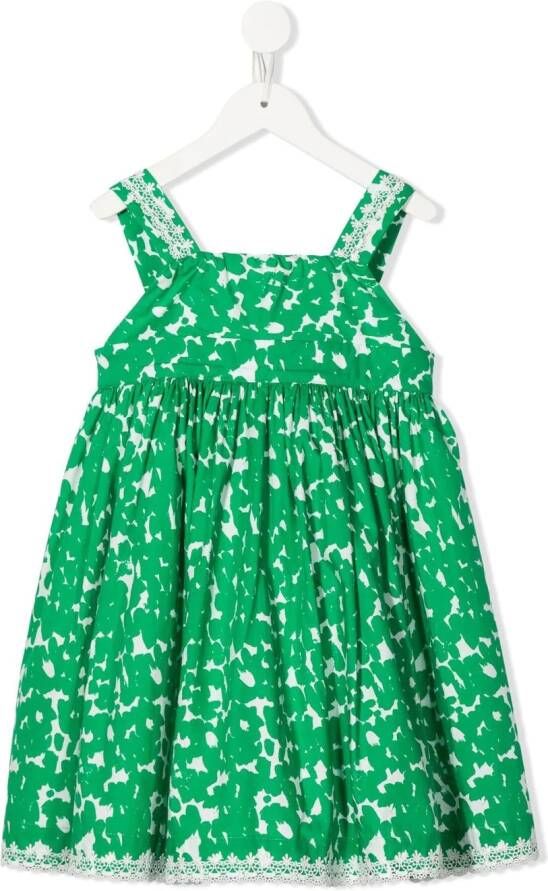 MIMI Jurk met grafische print Groen