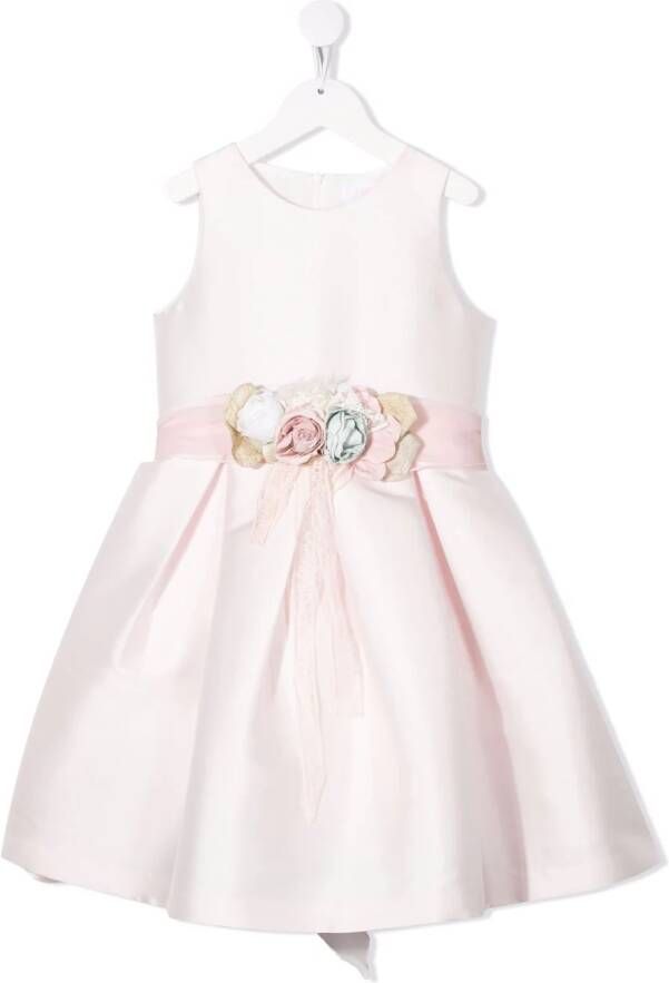 Mimilù Jurk met bloe patch Roze