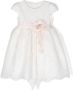 Mimilù Jurk met bloe print Wit - Thumbnail 1