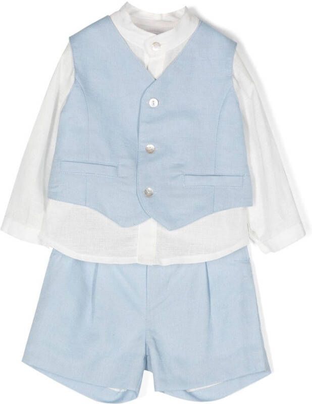 Mimilù Linnen broek Blauw