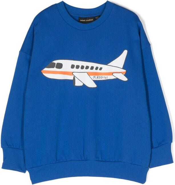 Mini Rodini Katoenen sweater Blauw