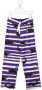 Mini Rodini Broek met krokodillenprint Paars - Thumbnail 1