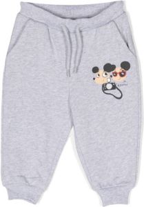 Mini Rodini Trainingsbroek met print Grijs