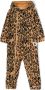 Mini Rodini Fleece romper Bruin - Thumbnail 1