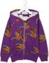 Mini Rodini Hoodie met rits Paars - Thumbnail 1