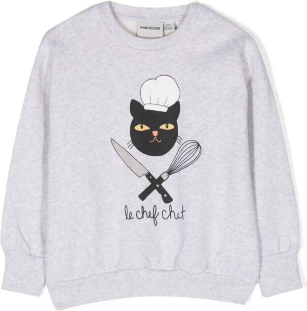 Mini Rodini Katoenen sweater Grijs