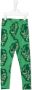 Mini Rodini Legging met bloe print Groen - Thumbnail 1