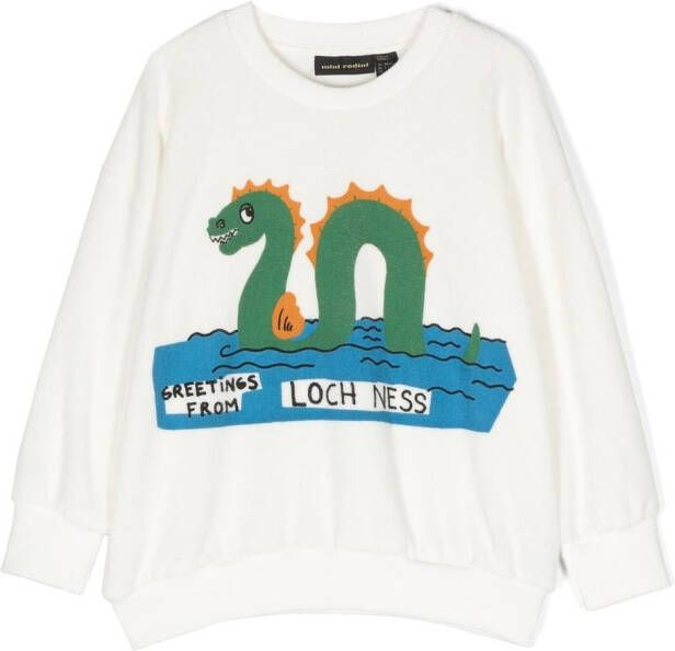 Mini Rodini Sweater met grafische print Wit
