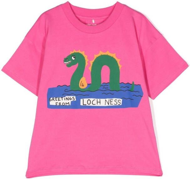 Mini Rodini T-shirt met print Roze