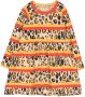 Mini Rodini Midi-jurk met luipaardprint Geel - Thumbnail 1