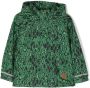 Mini Rodini Regenjas met luipaardprint Groen - Thumbnail 1