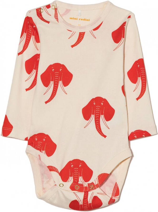 Mini Rodini Romper met print Wit