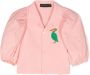 Mini Rodini Shirt met borduurwerk Roze - Thumbnail 1