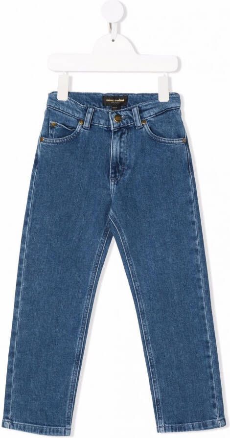 Mini Rodini Straight jeans Blauw