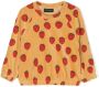 Mini Rodini Sweater met aardbeiprint Beige - Thumbnail 1