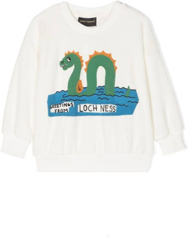 Mini Rodini Sweater met grafische print Wit