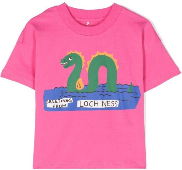 Mini Rodini T-shirt met grafische print Roze