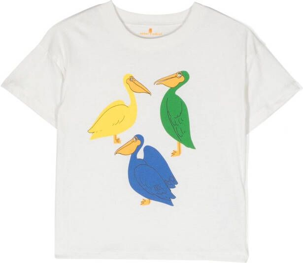 Mini Rodini T-shirt met print Wit