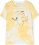 Mini Rodini x Wrangler Peace Dove T-shirt met tie-dye print Geel - Thumbnail 1