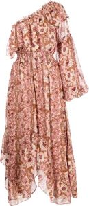 Misa Los Angeles Asymmetrische jurk Roze