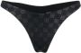 MISBHV Bikinislip met monogram patroon Zwart - Thumbnail 1