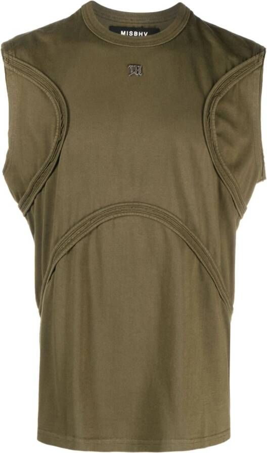 MISBHV Katoenen tanktop Groen