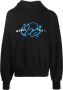 MISBHV x UFO361 hoodie met logoprint Zwart - Thumbnail 1