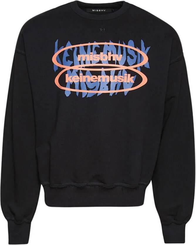 MISBHV Sweater met logoprint Zwart