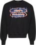 MISBHV Sweater met logoprint Zwart - Thumbnail 1