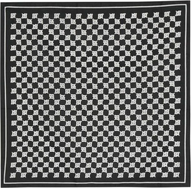 MISBHV Sjaal met monogram Zwart