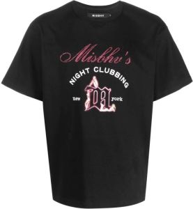 MISBHV T-shirt met tekst Zwart