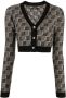 MISBHV Vest met monogramprint Zwart - Thumbnail 1