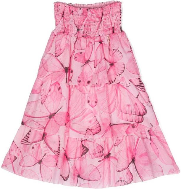 Miss Blumarine Gelaagde rok Roze