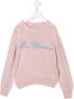 Miss Blumarine Sweater met geborduurd logo Roze - Thumbnail 1