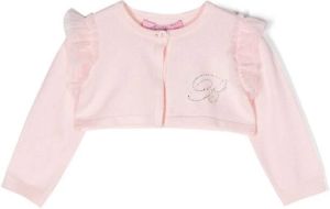 Miss Blumarine Vest verfraaid met logo Roze
