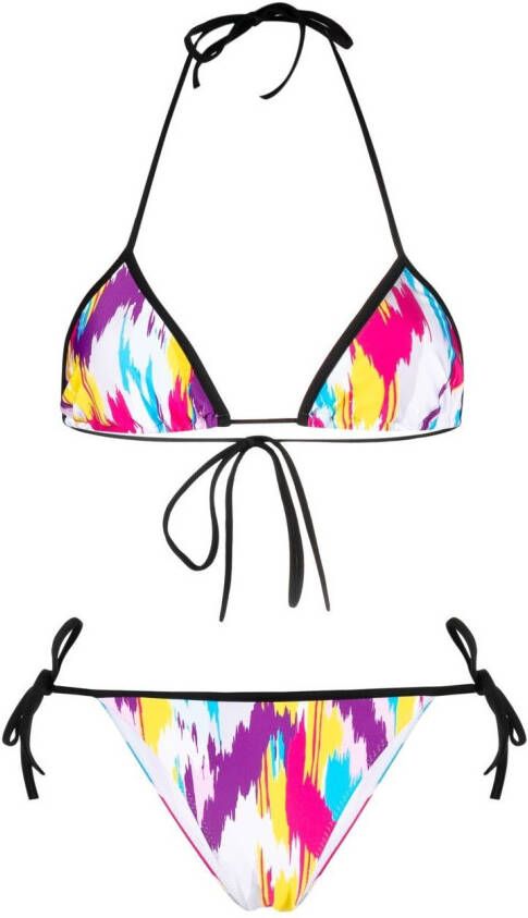 Missoni Bikinitop met abstracte print Wit