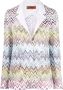 Missoni Blazer met zigzag patroon Blauw - Thumbnail 1