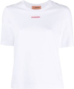 Missoni T-shirt met konijn patch Wit