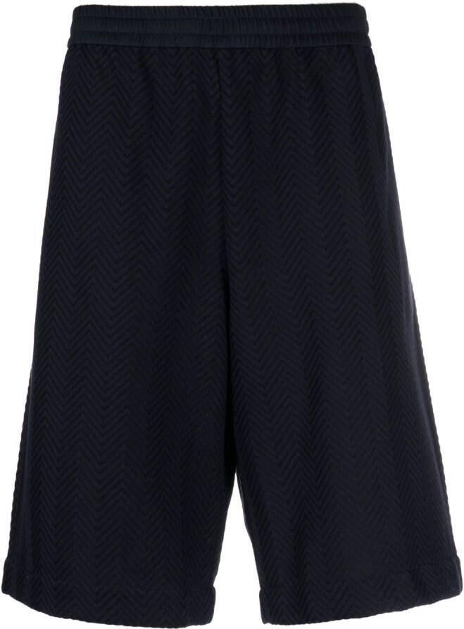 Missoni Shorts met elastische taille Blauw