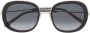 MISSONI EYEWEAR Zonnebril met oversized montuur Zwart - Thumbnail 1